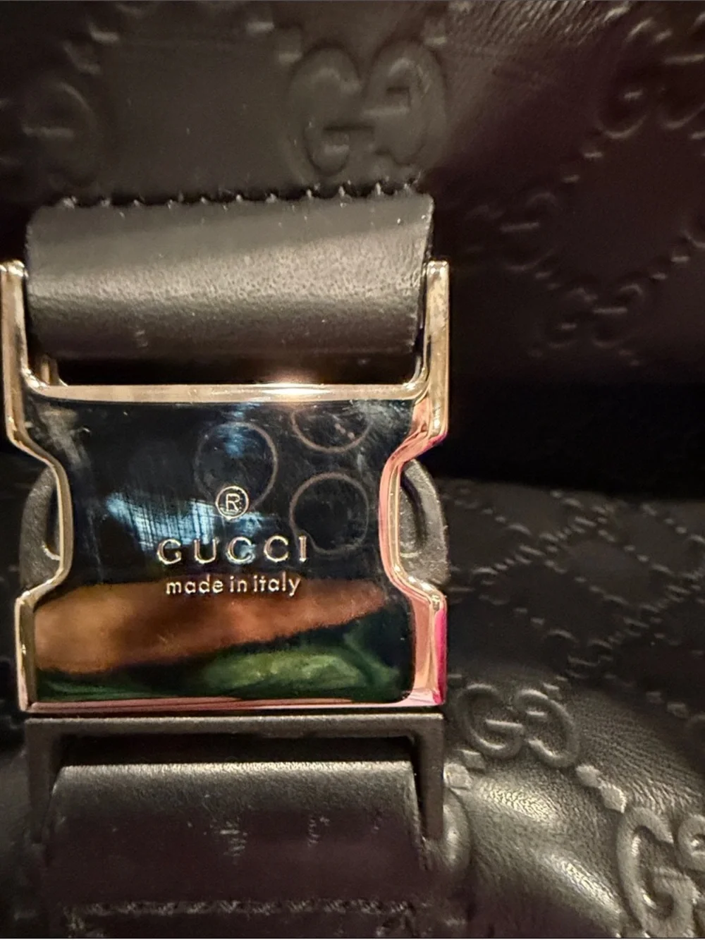 SALE - Gucci Black Messenger Bag with Gucci Wallet and Gucci Box!!